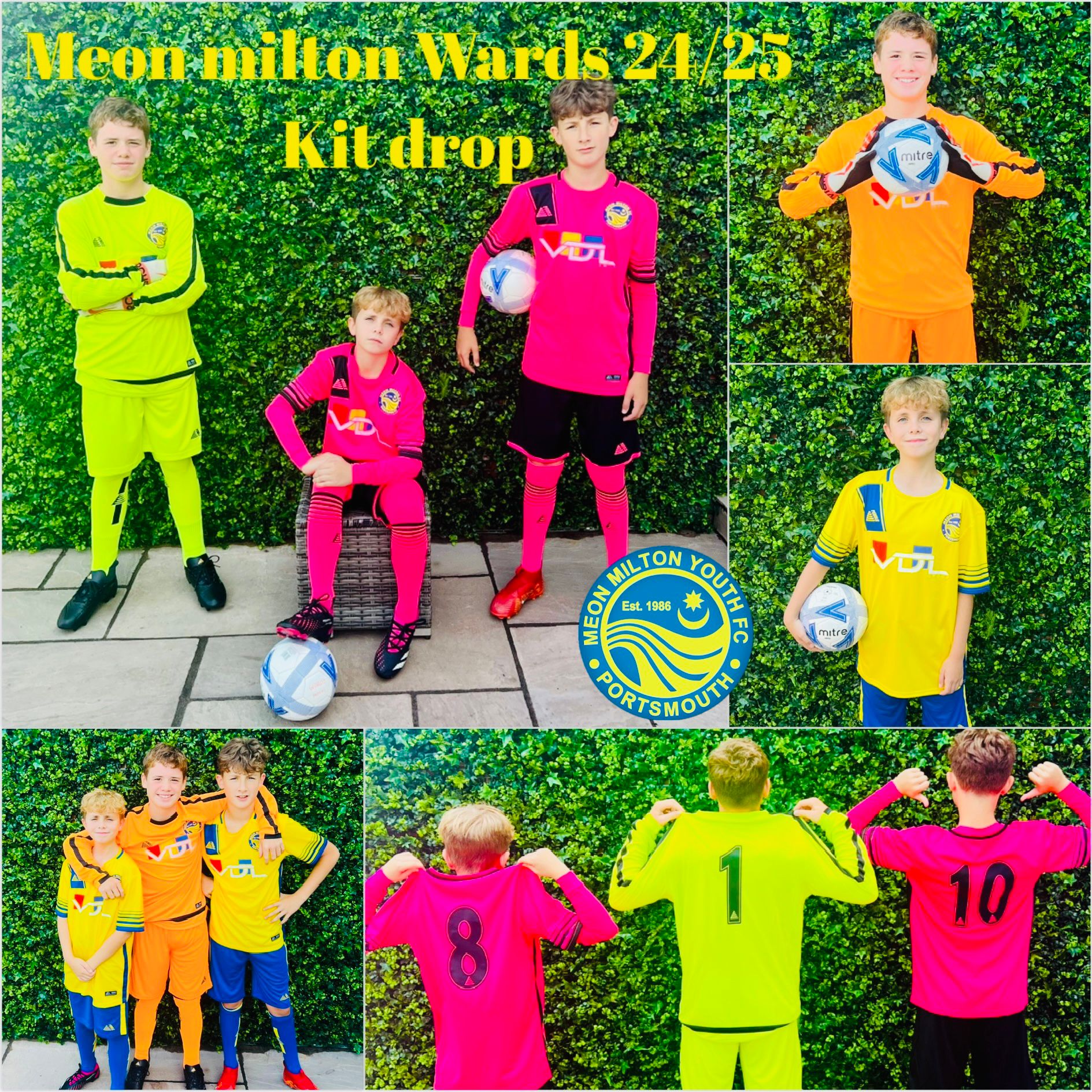VDL Group sponsors Meon Milton Youth FC, Portsmouth